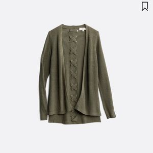 NWT Pinque Jamelya Back Detail Cardigan